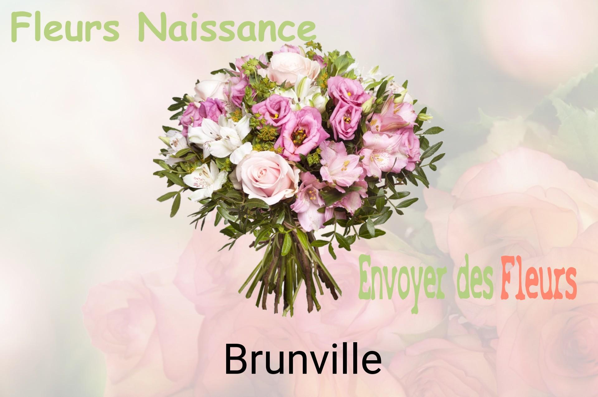 Bouquet de fleurs de naissance livré à Brunville
